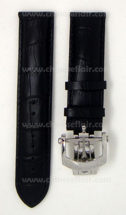 Chopard Black Leather Watchband - 23 mm